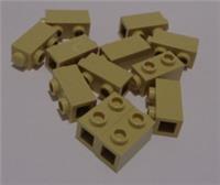 LEGO 32952 - 6232135 Brick Vertical Stud 1x1x2 2/3 Tan x12