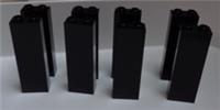 LEGO Parts & Pieces 2454 245426 1x2x5 Brick Black x8