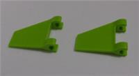 LEGO Parts & Pieces 80324 6454589 Banner Flag Lime Green x2
