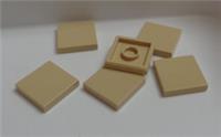 Lego Parts & Pieces 3068 2x2 Flat Tile Tan x6