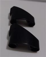 LEGO Parts & Pieces 6426604 2403 Right Panel Curved 3X3X2 Black x2