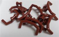 Lego 98397 6327818 Handlebar Steering Reddish Brown x10