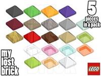 LEGO - Part 22388 / 35344 - Slope 1x1x(2/3) Pyramid (Pack of 5) +NEW +SEL COLOUR