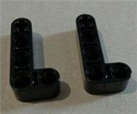 LEGO TECHNIC 6271825 - 32140 Beam L-Shaped 2x4 Black x2 Parts & Pieces**