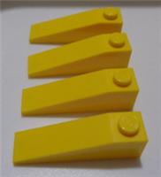 LEGO Parts 60477 - 4656699 Slope 1x4 Bright Yellow x4 Parts & Pieces **