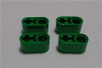 LEGO TECHNIC 6439559 60483 Beam 1X2 W/Cross And Hole Green x4 Parts & Pieces**