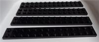 LEGO Spare Parts 91988 - 6001494 Plate 2x14 Black x4