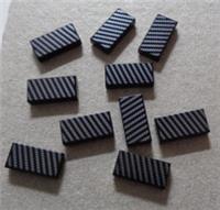 Lego Spare Parts 3069 - 6302572 1x2 Printed Flat Tile Black x10