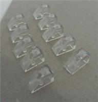 LEGO 3040 - 6277460 Slope Brick 1x2 Clear x10 Parts & Pieces **