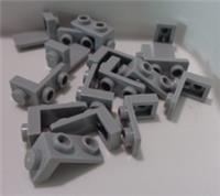 Lego 79389 6362975 Plate 1X1 W/ 1.5 PLATE 1X2 Downwards Medium Stone Grey x16