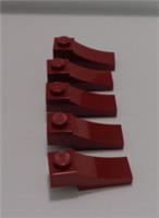 Lego Parts & Pieces 70681 6337786 Arch 1 x 3 Inverted Dark Red x5