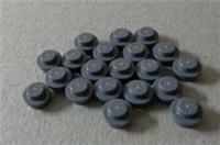 Lego 4073 - 30057 4210633 Dark Stone Grey 1x1 Round Plate x20 Pieces & Parts **