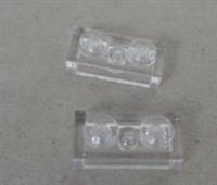 LEGO Parts & Pieces 28653 - 3023 6240204 Plate 1X2 Transparent x2