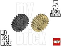 LEGO - Part 32269 - Technic Gears 20 Tooth Double Bevel (Pack of 5) + NEW