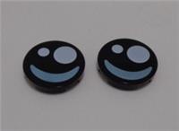 LEGO Parts & Pieces 14769 6522854 Round 2x2 Tile (eye ) Black x2