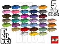 LEGO - Part 50950 - Slopes Curved 3x1 No Studs (Pack of 5) + NEW + SELECT COLOUR