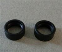 LEGO TECHNIC 50945 - 4246901 Tire 14mm D. x 6mm Solid Smooth Black x2**