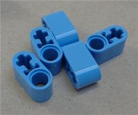 LEGO TECHNIC Parts 6378050 60483 Beam 1X2 W/Cross And Hole Medium Blue x5