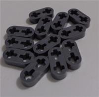 LEGO TECHNIC Parts & Pieces 41677 44862 6338422 Beam 1X2 Dark Stone Grey x12