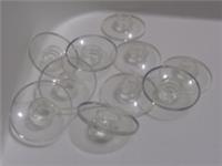Lego 4740 - 6245306 Round Dish 2 x 2 Inverted With Centre Hole Transparent x10