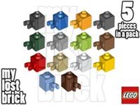 LEGO - Part 60475 - Bricks 1x1 with Clip on Side (Pack of 5) +NEW +SELECT COLOUR