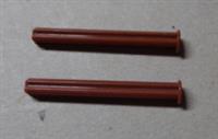 LEGO TECHNIC 6159763 - 15462 Cross Axle With End Stop Reddish Brown x2**