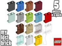 LEGO - Part 87552 - Panels 1x2x2 Side Supports (Pack of 5) + NEW + SELECT COLOUR
