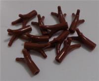 LEGO Parts & Pieces 68211 6345847 Bar With 3 Tips Reddish Brown x12