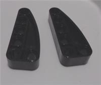 Lego Parts & Pieces 80286 6407066 Shell 5X1X2 W/ Cross Hole Black x2