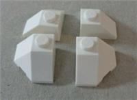 LEGO Spares 13548 - 6056447 2 x 2 Roof Slope 45 Corner White x4 **