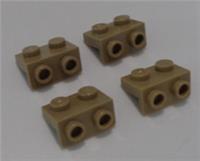 LEGO 99781 - 6328477 Bracket 1 x 2 Sand Yellow x4 Parts & Pieces **