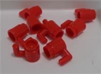 LEGO 3899 - 389921 Minifigure, Utensil Cup Red x8
