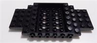 LEGO Part 65634 6287679 Vehicle Base 6x12x1 Black x1