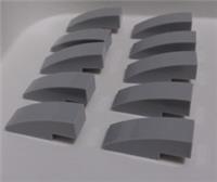 LEGO 50950 4251163 Curved Slope Brick 1x3 Medium Stone Grey x10