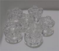 LEGO 6143 - 6116 - 3941 - 6273152 2x2 Round Brick Transparent x6