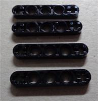 LEGO Parts & Pieces TECHNIC 6030286 - 11478 Lever 5M Black x4