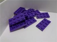 LEGO 3020 - 6030277 Plates 2x4 Medium Lilac x12 Bricks & Parts & Pieces**
