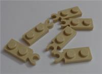 LEGO Pieces 78256 Plate 2x1 W Holder Tan x6
