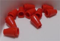 LEGO Cone 4589b - 4529234 1x1 Top Groove Red x10 Pieces &Parts**