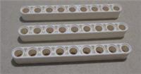 LEGO TECHNIC Parts & Pieces 64289 6001831 9M Beams White x3
