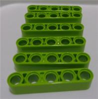 LEGO TECHNIC Parts & Pieces 4661486 - 32316 5M Beam Lime Green x6