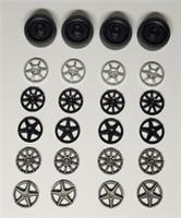 Lego 72206 wheel with car Trims/Hubcaps Various Colours Pack of 4 Brand New.