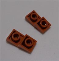 LEGO 24201 6339914 Slope Curved 2x1 Inverted Dark Orange x2 Parts & Pieces **