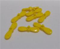 Lego 54568 6265497 Drone Propeller 2 Blade City/Aeroplane Bright Yellow x8