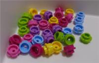 Lego 24866 6206150 Flower 1x1 with flower edge Mixed Colours x36