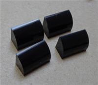 LEGO PART 37352 - 6275732 Brick 1x2x1 No Studs Curved Top Black x4