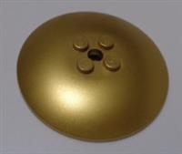LEGO 44375 6400328 Metallic Gold 6x6 Radar Dish Set Rare x1