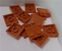 LEGO Parts & Pieces 33909 6394948 2x2 Tile With Studs Dark Orange x12