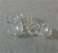 LEGO Part 25893 - 6259231 SHAFT W/ KNOB Transparent x5 Parts & Pieces **