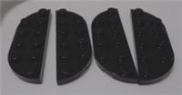 LEGO Pieces Parts 6105963 -18980 1/2 Circle Plate Black x4